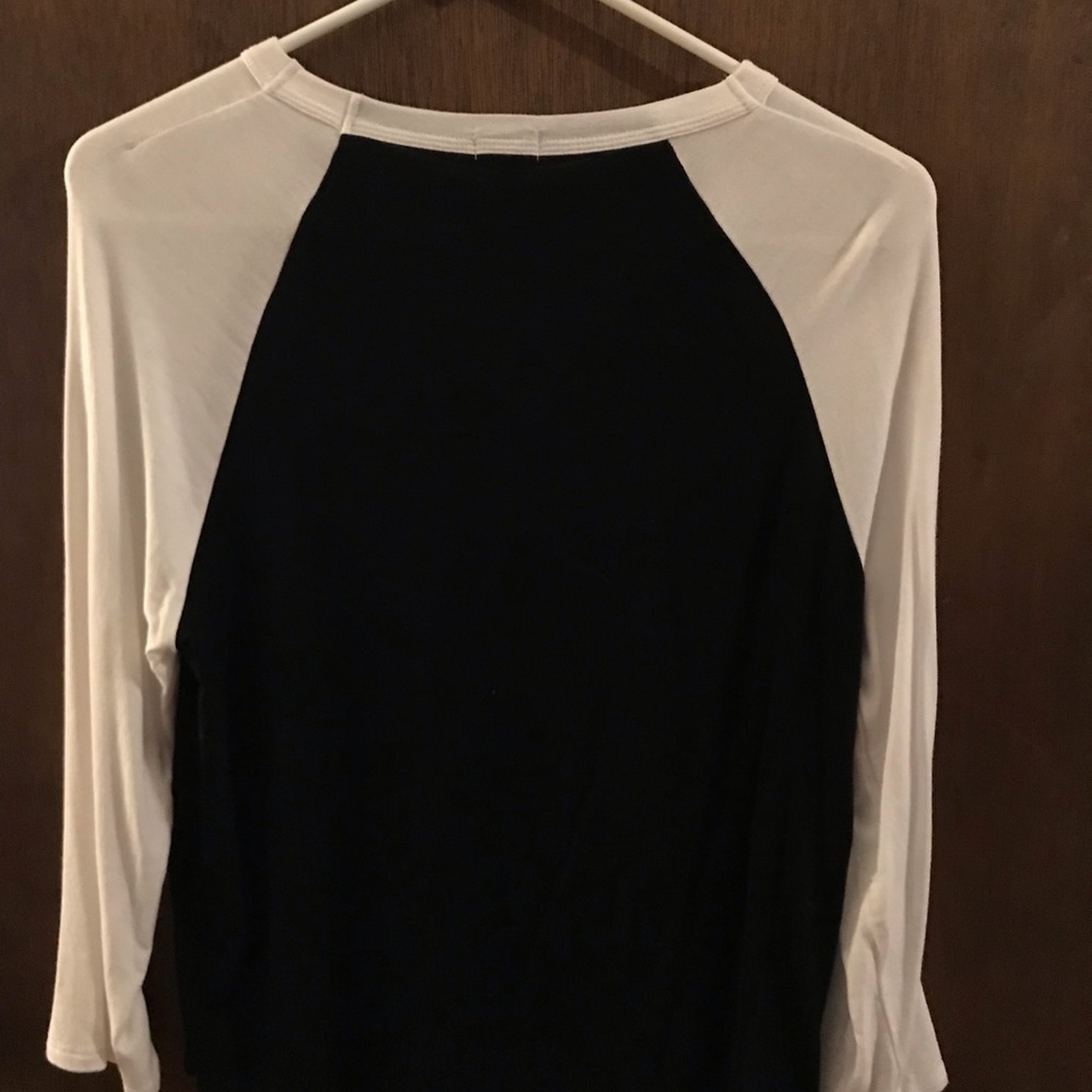 NWT Black and White Garage Long Sleeve Top - Picture 8 of 8